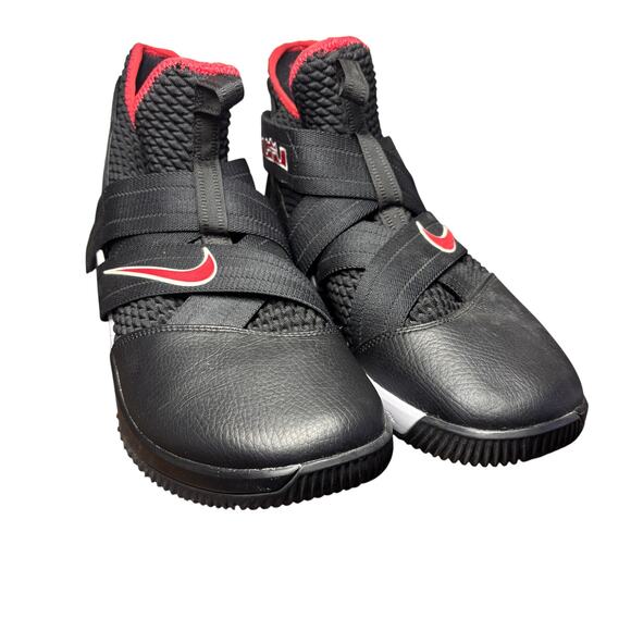 Nike Other - Nike LeBron Soldier 12 Bred US 12 Black Red Sneakers Athletic Shoes AO2609-001